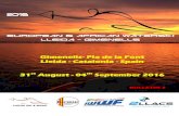 Gimenells- Pla de la Font Lleida - Catalonia - Spainiwwfeatc.com/files/documents/2LLACS-EA-Bulletin2.pdf · 2016. 8. 10. · Lleida - Catalonia - Spain 31st August - 04th September
