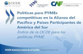 Políticas para PYMEs competitivas en la Alianza del ......Desarrollar agendas de reforma para fortalecer las políticas PYME en base a buenas prácticas internacionales Fomentar la