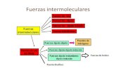 Fuerzas intermoleculares - UNSJdea.unsj.edu.ar/quimica1/Fuerzas intermoleculares.pdf · 2018. 8. 22. · Fuerzas Ión-dipolo • Son las que se establecen entre un ión y una molécula