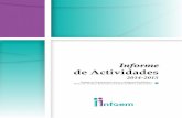 Portal de Información Pública Mexiquense...2015/12/28  · 7 Informe de Actividades 2014 - 2015 Contenido Presentación Capítulo 1 Acceso a la información pública 1.1. Solicitudes