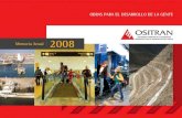 Memoria Anual 2008 - Ositran · 2018. 11. 8. · La idea plasmada en el titular de esta carta expresa lo que ha sido la prioridad de política en mi gestión en OSITRAN. El usuario