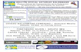 BOLETÍN OFICIAL ASTURIAS BALONMANO · 2020. 11. 30. · BOLETÍN OFICIAL ASTURIAS BALONMANO Órgano Oficial de Comunicación de la Federación de Balonmano del Principado de Asturias