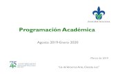 Programación Académica - Universidad Veracruzana...Recomendaciones de las Áreas Académicas • Realizar el análisis de los resultados de PLANEA, y propiciar el máximo avance