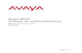 Avaya B159 Sistema de audioconferencia · El sistema de audioconferencia Avaya B159 ofrece un sinfín de funciones innovadoras: • ®Tecnología de audio OmniSound. • La conexión