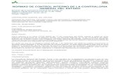 NORMAS DE CONTROL INTERNO DE LA CONTRALORIA GENERAL …oas.org/juridico/pdfs/mesicic5_ecu_ane_cge_12_nor_con... · 2016. 5. 12. · NORMAS DE CONTROL INTERNO DE LA CONTRALORIA GENERAL