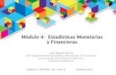Módulo 4: Estadísticas Monetarias y Financierassi3.bcentral.cl/estadisticas/Principal1/Aplicaciones/... · 2017. 10. 10. · 14 AGREGADOS MONETARIOS Definición • Los agregados