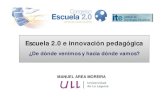 Escuela 2.0 e innovación pedagógica - Aragon...Escuela 2.0 es una iniciativa del Ministerio de Educación en colaboración con los Gobiernos autonómicos Escuela 2.0 es una iniciativa