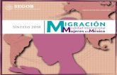 SECRETARÍA DE GOBERNACIÓN UNIDAD DE POLÍTICA MIGRATORIA · 2019. 10. 28. · Migración y Movilidad Internacional de Mujeres en México. Síntesis 2018 Unidad de Política Migratoria