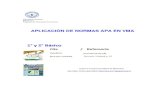 APLICACIÓN DE NORMAS APA EN VMAvillamar-cp76.webjoomla.es/i_center/documentos/apa_vma... · 2017. 4. 6. · CITAS Y REFERENCIAS CON NORMAS APA El proceso de descripción bibliográfica