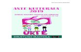 ASTE KULTURALA 2018/2019 · Euskal musika tresnak/ instrumentos musicales vascos Bilboko musika eskola 94 416 47 85 LH LH2 eta LH3 Musika gela 15 09-abr 10:00-11:00 ... 4 galderaz
