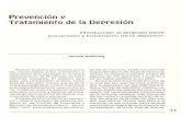 Prevención y Tratamiento de la Depresión · 2010. 5. 21. · Tratamiento de la Depresión Introducción al Simposio sobre prevención y tratamiento de la depresión Hersch Hoffnung