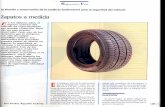 En los neumáticos, las inscripciones prin- cipales son: Dimensiones del neumático. Por eiem- plo, 185/70 14 R. La letra (R) indica la for- ma de construcción (Radial) del neumático.