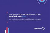 Las micro y pequeñas empresas en el Perú - COMEXPERU...Las micro y pequeñas empresas en el Perú Resultados en 2019 De acuerdo con cifras de la Enaho, en 2019, las micro y pequeñas