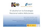 El alcohol en la Estrategia Nacional sobre Adicciones · Accidentes de tráfico (auto-) declarados como causa del consumo de drogas, según tipo de sustancia (entre 15 y 34 años;