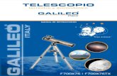 TELESCOPIO · 2018. 2. 1. · El tubo buscador (20) está sujetado mediante un soporte al tubo del telescopio (1). Posee 3 tornillos (19) para regularlo. sus lentes son de menor aumento