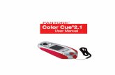 PANTONE Color Cue - شبکه طراحان گرافیک ...€¦ · PANTONE Color Cue®2.1 User Manual Page 5 of 17 Before you Begin The default settings for the Color Cue®2.1 are