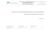 MANUAL DE PROCEDIMIENTOS DE ENFERMERIA SERVICIO GINECOBSTETRICIA PROCEDIMIENTOS... · 2015. 8. 27. · manual procedimientos enfermeria de ginecobstetricia pe235-mpego versión: 2