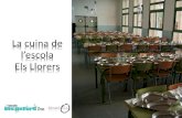 La cuina de l’escola Els Llorers · 2018. 3. 2. · La cuina La cuina és de nova construcció. Es va fer amb l’últimareforma del col·legi a principis d’aquesta dècada. La