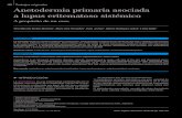 108 Trabajos originales Anetodermia primaria asociada a lupus eritematoso … · 2019. 10. 4. · 108 Trabajos originales Anetodermia primaria asociada a lupus eritematoso sistémico