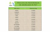 PRECIOS DE REFERENCIA DE MERCADO R-PET · PDF file 2020. 8. 21. · precios de referencia de mercado r-pet aÑo2013 precios €/kg enero 0,16060 febrero 0,16110 marzo 0,16050 abril