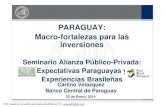 PARAGUAY: Macro-fortalezas para las inversionescontra la pobreza Agua corriente PDF creado con la versión de prueba de pdfFactory Pro . Inversión total Pública y Privada Proporción
