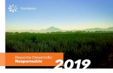 Reporte Desarrollo Responsable 2019 - Pantaleon · 2020. 9. 5. · Reporte de Desarrollo 3 Pantaleon Responsable 2019 en Cifras +21,200 Empleos generados 171 44 Años de experiencia