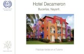 Hotel Decameron - SIMAPROHotel Decameron Bucerías, Nayarit. ProgramaEmpleos Verdes Prácticas Verdes en el Turismo. ComitéVerde. Líneabase :procedimientos)verdes)y)TD 38% 81%. Abono