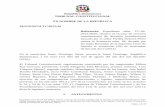 República Dominicana TRIBUNAL CONSTITUCIONAL EN NOMBRE DE … · 2018. 1. 17. · (28) de noviembre de dos mil doce (2012). Página 6 de 30 c. Por qué se le imputa a las Salas Reunidas