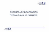 BÚSQUEDA DE INFORMACIÓN TECNOLÓGICA DE PATENTES2006-2012.conacyt.gob.mx/fondos/institucionales/Tecno...Patentes y Marcas. BASES DE DATOS Permite buscar patentes otorgadas y solicitudes