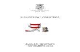 BIBLIOTECA / VIDEOTECA...GUIA DE NOVETATS NOVEMBRE 2013 2 3 LLENGUA I LITERATURA CATALANA • Autor: Belbel, Sergi, 1963- • Títol: A la Toscana • Edició: Barcelona : Proa : Teatre