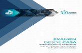 DESDE CASA - Universidad Autonoma del Carmen...10 Derecho EGEL-DERE Ninguno 11 Diseño Gráfico EGEL-DISEÑO Científica no programable · 10 | Examen desde casa · Instructivo para