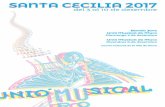 1 Santa Cecília 2017 BUMM · 2019. 3. 11. · Arr.: NAOHIRO IWAI Director Juan Gadea Fullana. 5 Santa Cecília 2017 BUMM Apóstol Poeta. Marxa cristiana escrita en honor al poeta