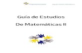 Guía de Estudios De Matemáticas II · 1.1 poligonos 1.1.1 definiciÓn, notaciÓn y clasificaciÓn de polÍgono. 1.1.2 clasificaciÓn de los polÍgonos 1.1.3 suma de Ángulos interiores
