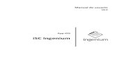 Manual de Usuario - ingeniumsl.com · MANUAL DE USUARIO ISC INGENIUM -V8.0 4 App iOS de 22 ILUSTRACIÓN 1 - PANTALLA INICIAL 1.1.1 AÑADIR NUEVO PROYECTO Para añadir un nuevo proyecto