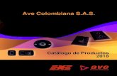 Catálogo de Productos 2018 - AVE Colombianaavecolombiana.com.co/wp-content/uploads/2019/07/DE...00296 Toma Aérea Negra 1000 50 Catálogo de Productos - 2018 Varios 26 Imagen Producto