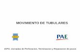 MOVIMIENTO DE TUBULARES - IAPG · 2011. 8. 31. · pernos de las compuertas del canasto. •Señalizar líneas de contravientos y respetar distancia de los anclajes según normas.