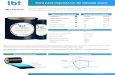 Wax Premium a mercados exigentes en transferencia térmica, la … · 2019. 11. 13. · Cera para impresoras de cabezal plano ·Couché ·Couché Brillo ·Mate ·PP ·PE ·PET LBT