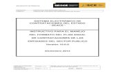 SISTEMA ELECTRÓNICO DE CONTRATACIONES DEL ESTADO - … · 2012. 12. 28. · Electrónico de Contrataciones del Estado - SEACE. En ese sentido, se ha elaborado el presente manual