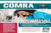 CARTA DE NOTICIAS · 2017. 8. 10. · 4 // Carta de Noticias COMRA Nº 60 La iniciativa de cooperación entre ambas instituciones buscará generar datos estadísticos con fines epidemiológicos