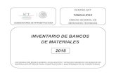 INVENTARIO DE BANCOS DE MATERIALES - Gob...INVENTARIO DE BANCOS DE MATERIALES 2018 CARRETERA: ESTACION MANUEL - LA COMA BCO. NUM. NOMBRE KILOMETRO DESVIACION FECHA ESTUDIO FECHA DE