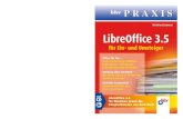 PRAXIS · 2012. 5. 31. · LibreOffice 3.5 für Windows sowie die Beispieldateien aus dem Buch LibreOffice 3.5 für Ein- und Umsteiger Textverarbeitung mit Writer Lernen Sie Texte