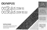 Stylus Zoom 115, Stylus Zoom 115 Deluxe - Spanish · Le agradecemos la adquisición de la cámara Olympus. Antes de utilizar su nueva cámara, lea las in strucciones con atención