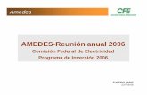 Amedes - wecmex.org.mxwecmex.org.mx/presentaciones/2006_CFE_Eugenio_Laris.pdf · 2012. 9. 20. · Ciclo Combinado Combustión Interna Carboeléctrica Hidroeléctrica CCC Baja California