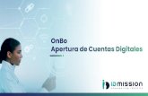 OnBo Apertura de Cuentas DigitalesUtilizado en aplicaciones de apertura de cuentas para bancos, seguros, pensiones y transferencia de dinero digital, OnBo transforma procesos complejos
