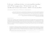 Una relación complicada: el Paraguay frente a la ... · R EVISTA DIGITAL DE DER ECHO ADMINIST R ATIVO, N.º 9, PR IME R SEMEST R E/2013, PP. 119-142 Una relación complicada: el