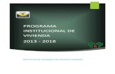 PROGRAMA INSTITUCIONAL DE VIVIENDA 2013 - 2018de Vivienda Fase 1, Programa de Renovación Habitacional Popular (RHP), Programa Emergente de Vivienda Fase II, y los programas desarrollados