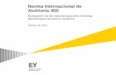 Norma Internacional de Auditoría 540ipai.org.pe/wp-content/uploads/2017/05/NIA-450...Norma Internacional de Auditoría 450 Evaluación de las representaciones erróneas identificadas