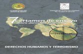 Derechos Humanos - .: CODHEM · 2020. 2. 13. · 7° certamen de ensayo derechos humanos y terrorismo 6 según sea el caso, en manos de Estados justicieros que vulneran los derechos