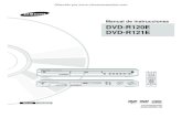 Manual de instrucciones DVD-R120E DVD-R121E › ... › dvdr120e › Samsung_DVD… · Utilice un disco CD-R/-RW de 700 MB (80 minutos). Si es posible, no utilice ningún disco de