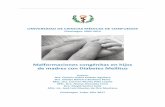 Malformaciones congénitas en hijos de madres con Diabetes …jimsmedica.com/wp-content/uploads/2017/10/10... · 2017. 10. 4. · En la población estudiada el KJ,HP de las madres